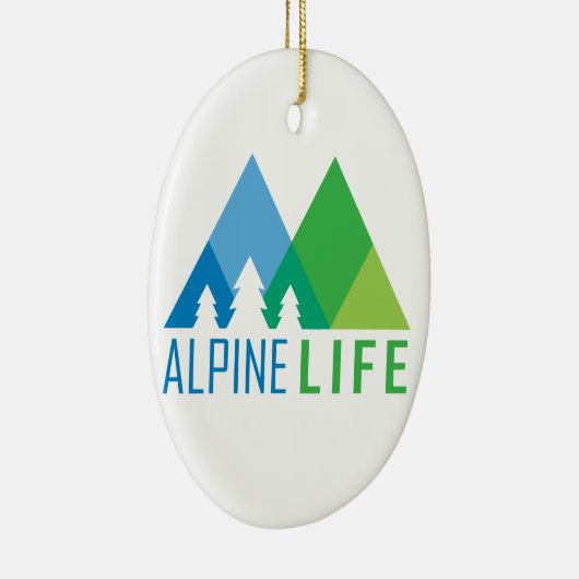 Alpine Life Keramisch Ornament (Rechts)