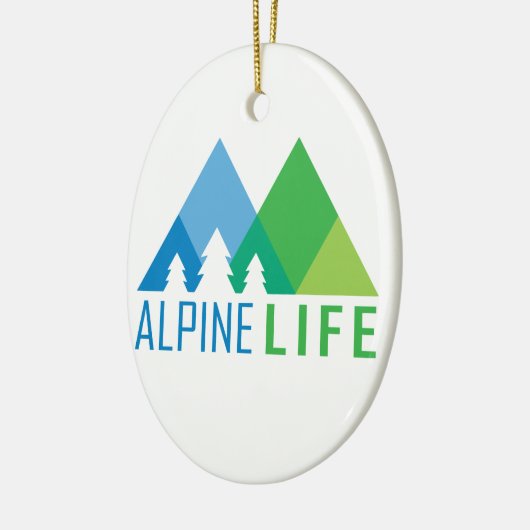 Alpine Life Keramisch Ornament (Links)