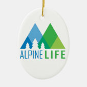 Alpine Life Keramisch Ornament (Voorkant)