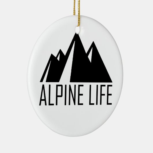 Alpine Life Keramisch Ornament (Rechts)