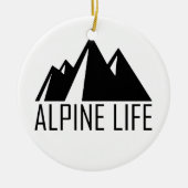 Alpine Life Keramisch Ornament (Voorkant)