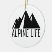 Alpine Life Keramisch Ornament (Links)