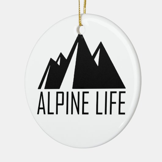 Alpine Life Keramisch Ornament (Links)