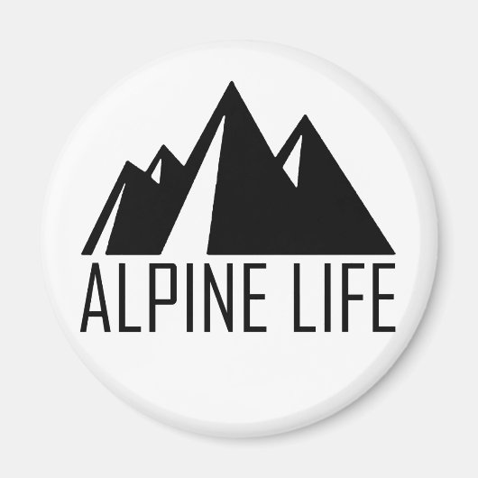 Alpine Life Magneet (Voorkant)
