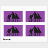 Alpine Life Rechthoekige Sticker (Vel)