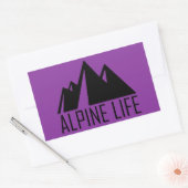 Alpine Life Rechthoekige Sticker (Envelop)