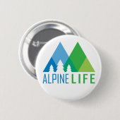 Alpine Life Ronde Button 5,7 Cm (Voorkant /achterkant)