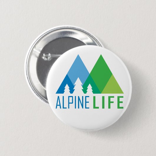 Alpine Life Ronde Button 5,7 Cm (Voorkant /achterkant)