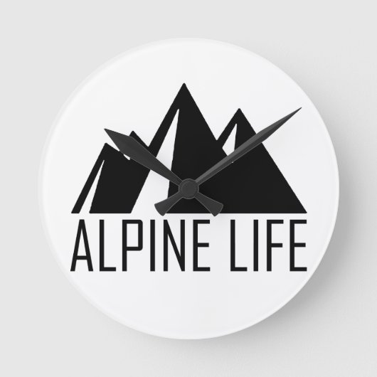 Alpine Life Ronde Klok (Voorkant)