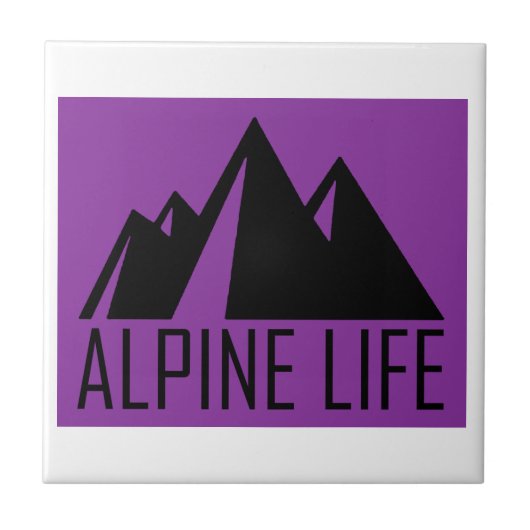 Alpine Life Tegeltje (Voorkant)