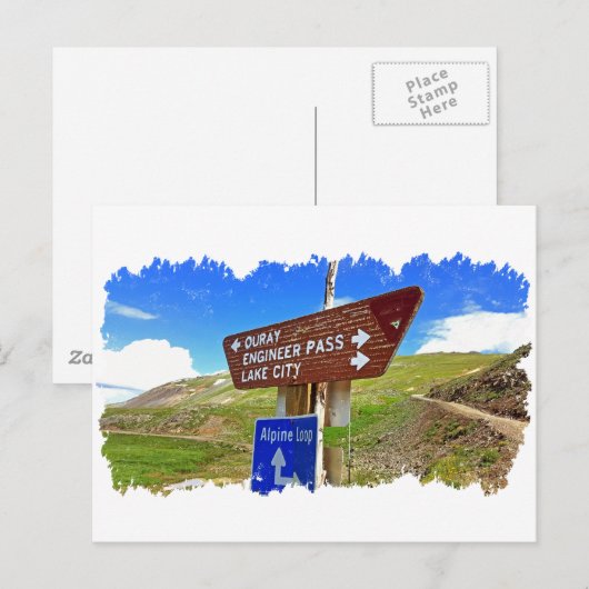 Alpine Loop Briefkaart (Voorkant / Achterkant)