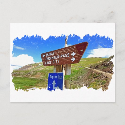 Alpine Loop Briefkaart (Voorkant)