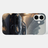 Alpine M-Power Zonsondergang Case-Mate iPhone Case (Achterkant (horizontaal))