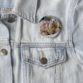 Alpine Marmot Badge Ronde Button 5,7 Cm (In situ)