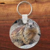 Alpine Marmot Keyring Sleutelhanger (Voorkant)