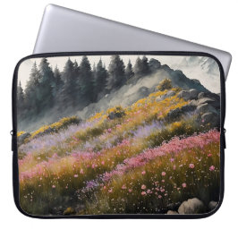 Alpine Meadow kunstwerk Laptop Sleeve
