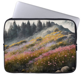 Alpine Meadow kunstwerk Laptop Sleeve