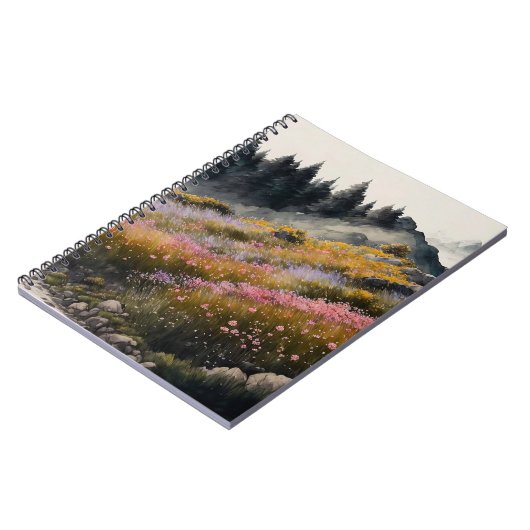 Alpine Meadow kunstwerk Notitieboek (Linkerzijde)