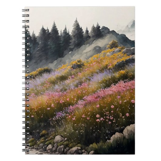 Alpine Meadow kunstwerk Notitieboek (Voorkant)