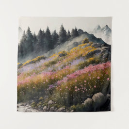 Alpine Meadow kunstwerk Wandkleed