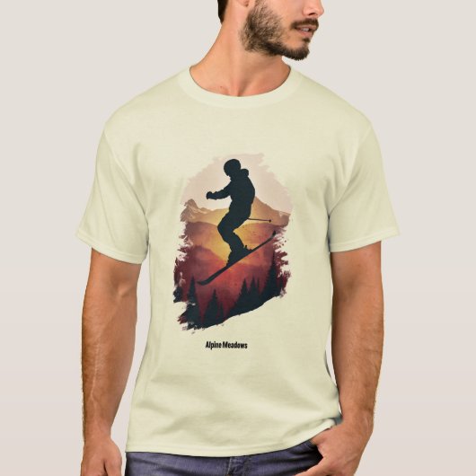 Alpine Meadows Adventure Seeker T-shirt (Voorkant)