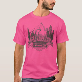 Alpine Meadows Mountains Wandelen Californië T-shirt