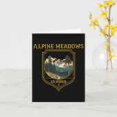 Alpine Meadows Souvenir Kleding - Alpine Meadows H Kaart (Gele Bloem)