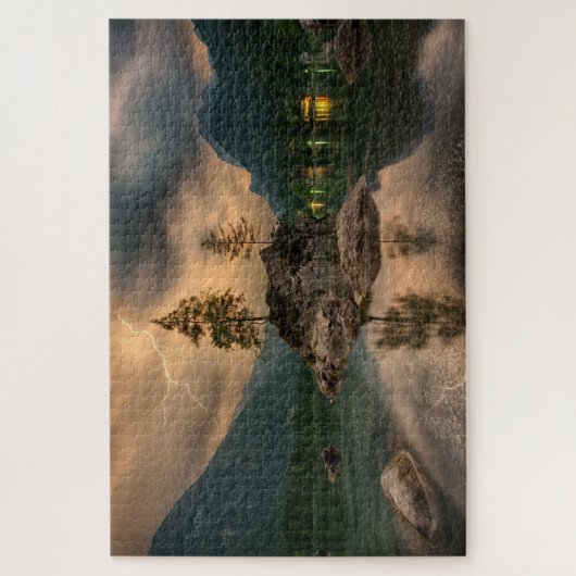 alpine meerpuzzel legpuzzel (Verticaal)