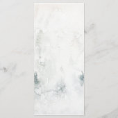 Alpine Mountain bruiloft #2 | Menu (Achterkant)