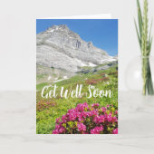 Alpine Mountain-scène krijgt goede kaart (Voorkant)