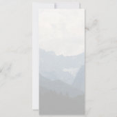 Alpine Mountains Country Natuur Foto Weddenschap M Kaart (Achterkant)