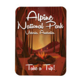 Alpine National Park, Australië Reisposter Magneet (Verticaal)