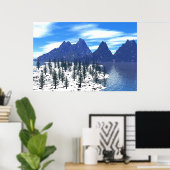 Alpine poster Print (Thuiskantoor)