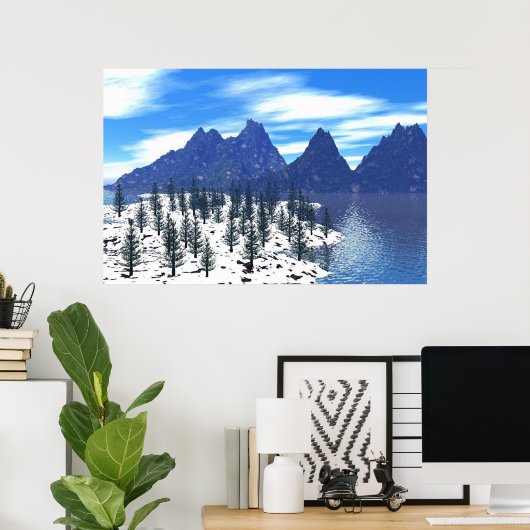 Alpine poster Print (Thuiskantoor)