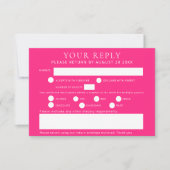 Alpine primrose art bruiloft antwoord (Voorkant)