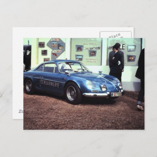 Alpine Renault at Le Mans Briefkaart (Voorkant / Achterkant)