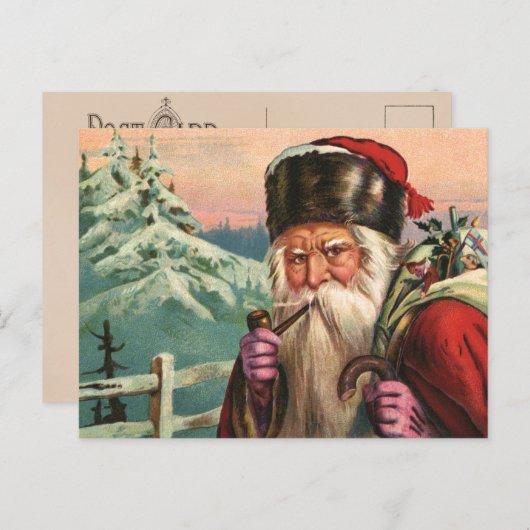 Alpine Santa Briefkaart (Voorkant / Achterkant)