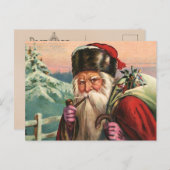 Alpine Santa Briefkaart (Voorkant / Achterkant)