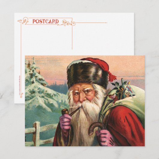 Alpine Santa Briefkaart (Voorkant / Achterkant)