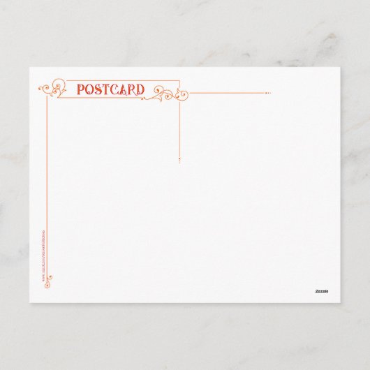 Alpine Santa Briefkaart (Achterkant)