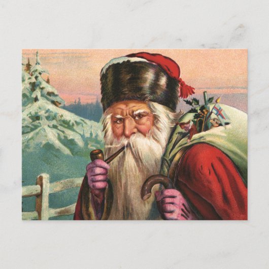 Alpine Santa Briefkaart (Voorkant)