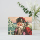 Alpine Santa Briefkaart (Staand voorkant)