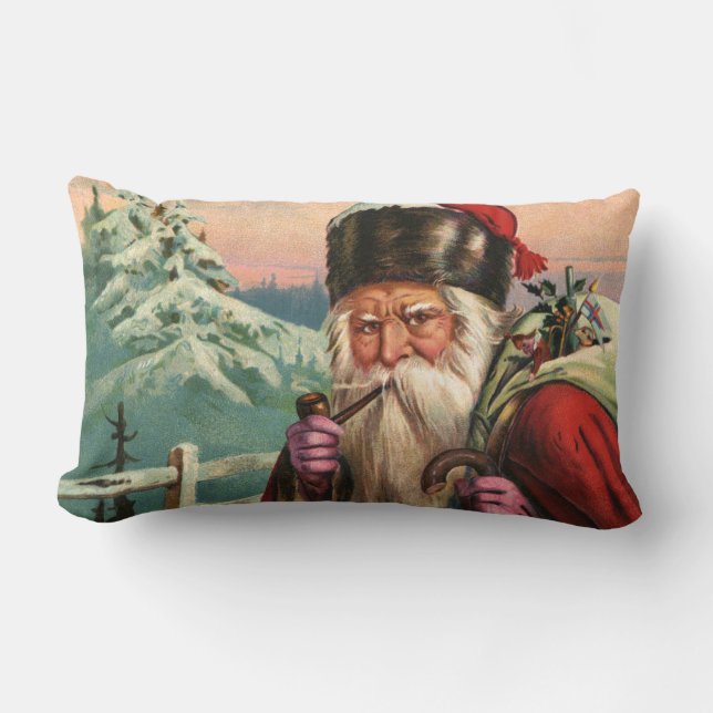Alpine Santa Lumbar Pillow Kussen (Voorkant)