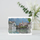 Alpine Scene Briefkaart (Staand voorkant)