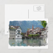 Alpine Scene Briefkaart (Voorkant / Achterkant)
