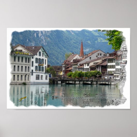 Alpine Scene Poster (Voorkant)