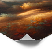 Alpine Serenity: Majestueus berglandschap Poster (Hoek)