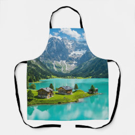 Alpine Serenity ontmoet chique keuken Schort