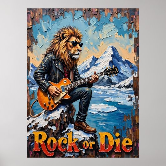 Alpine Shred: Lion's Mountain Roar Poster (Voorkant)