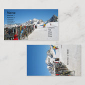 Alpine Ski Resort, Alpen Oostenrijk Visitekaartje (Voorkant / Achterkant)